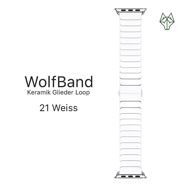 WolfBand Keramik Glieder Loop - WolfProtect.de
