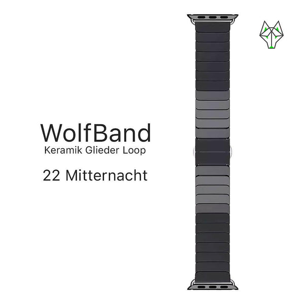 WolfBand Keramik Glieder Loop - WolfProtect.de