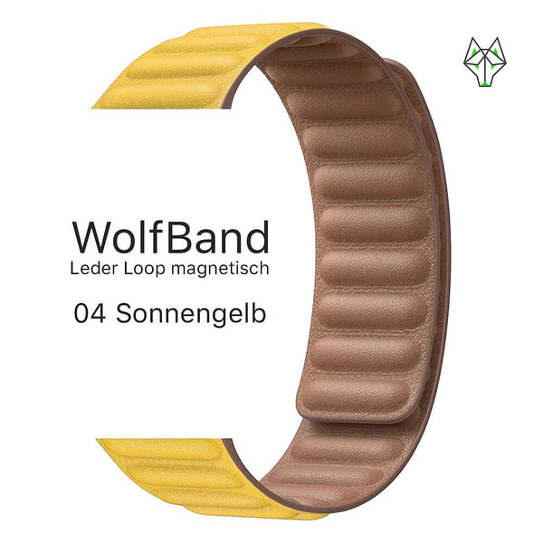WolfBand Leder Loop magnetisch - WolfProtect.de